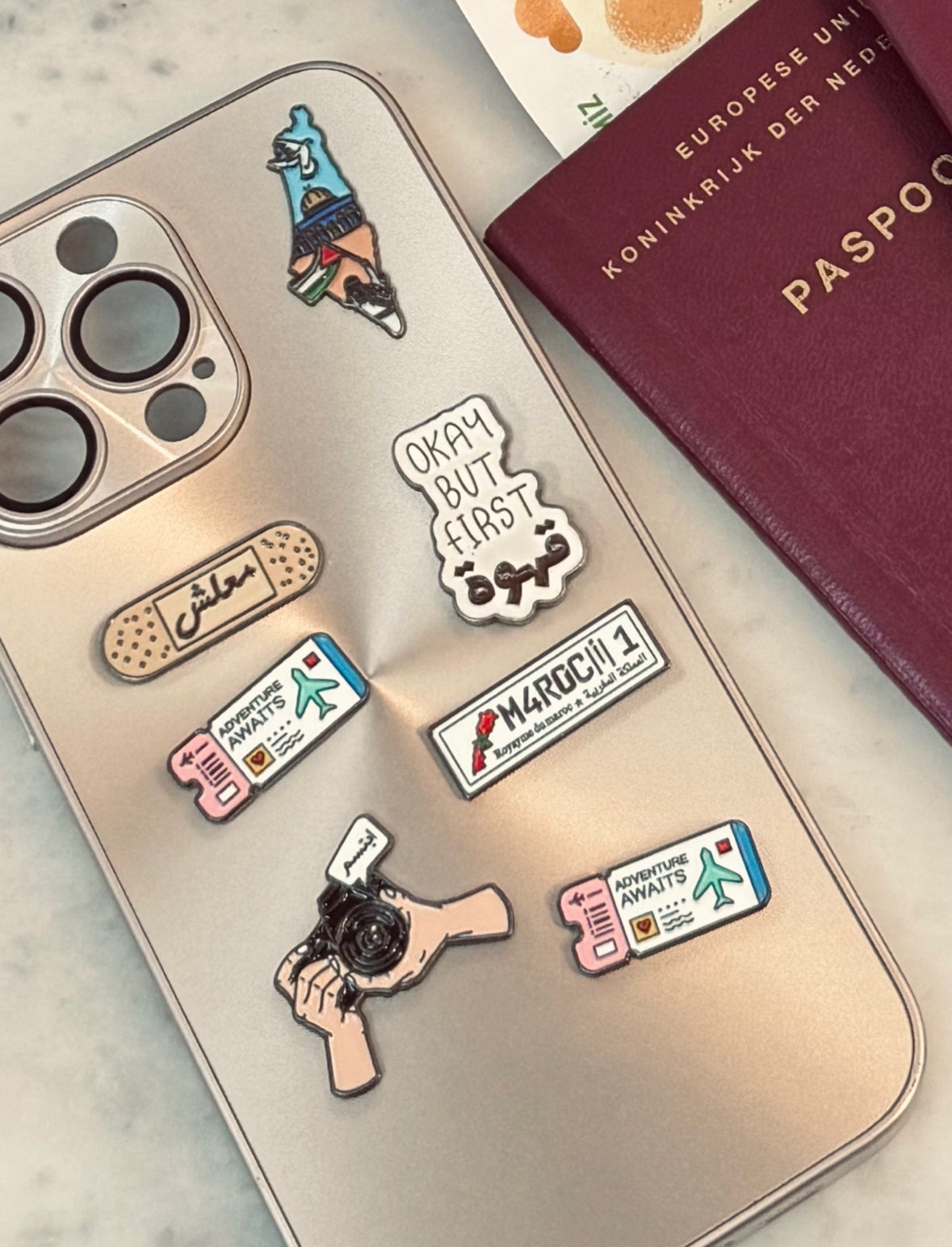 Lincese plate Morocco