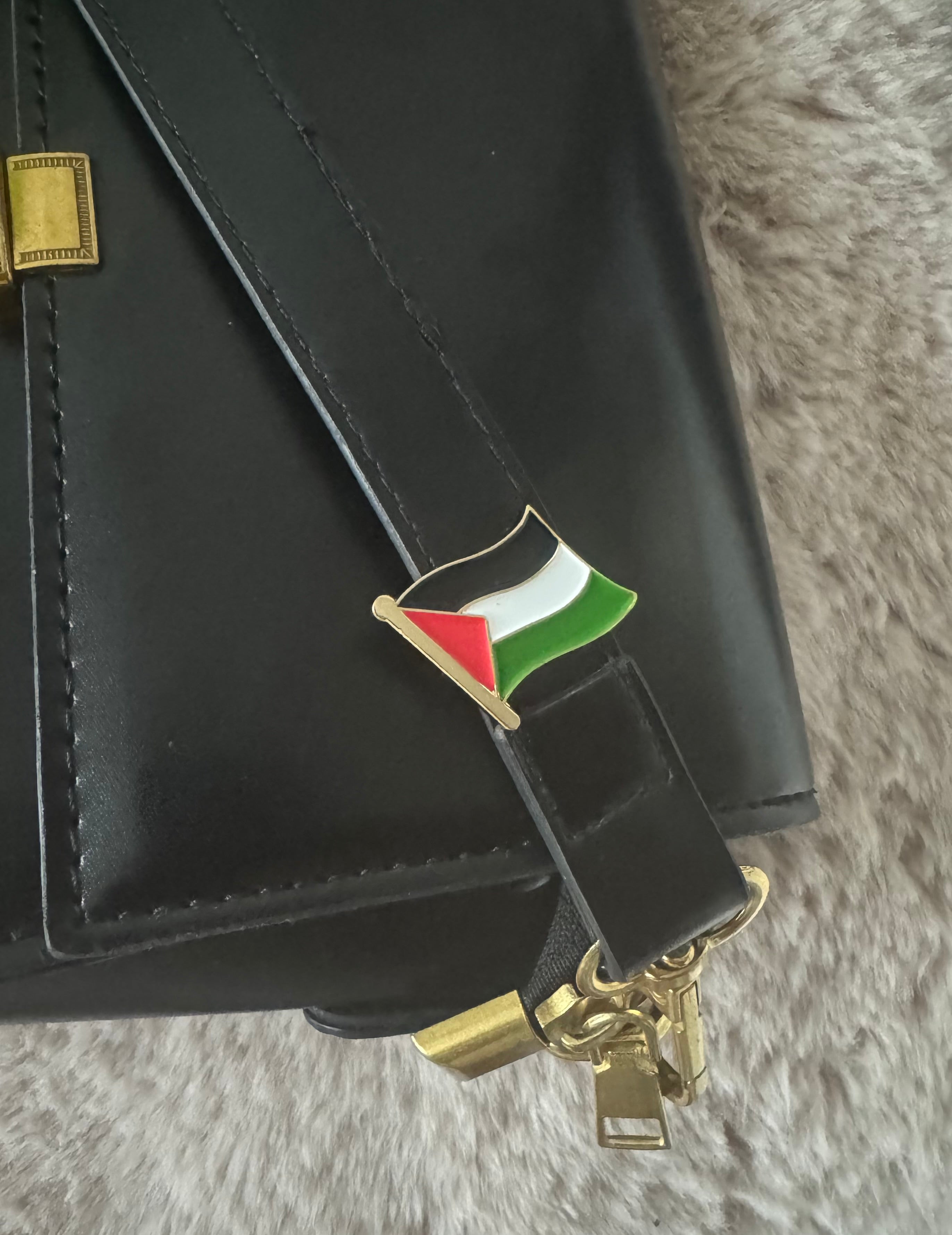 Palestine flag broche