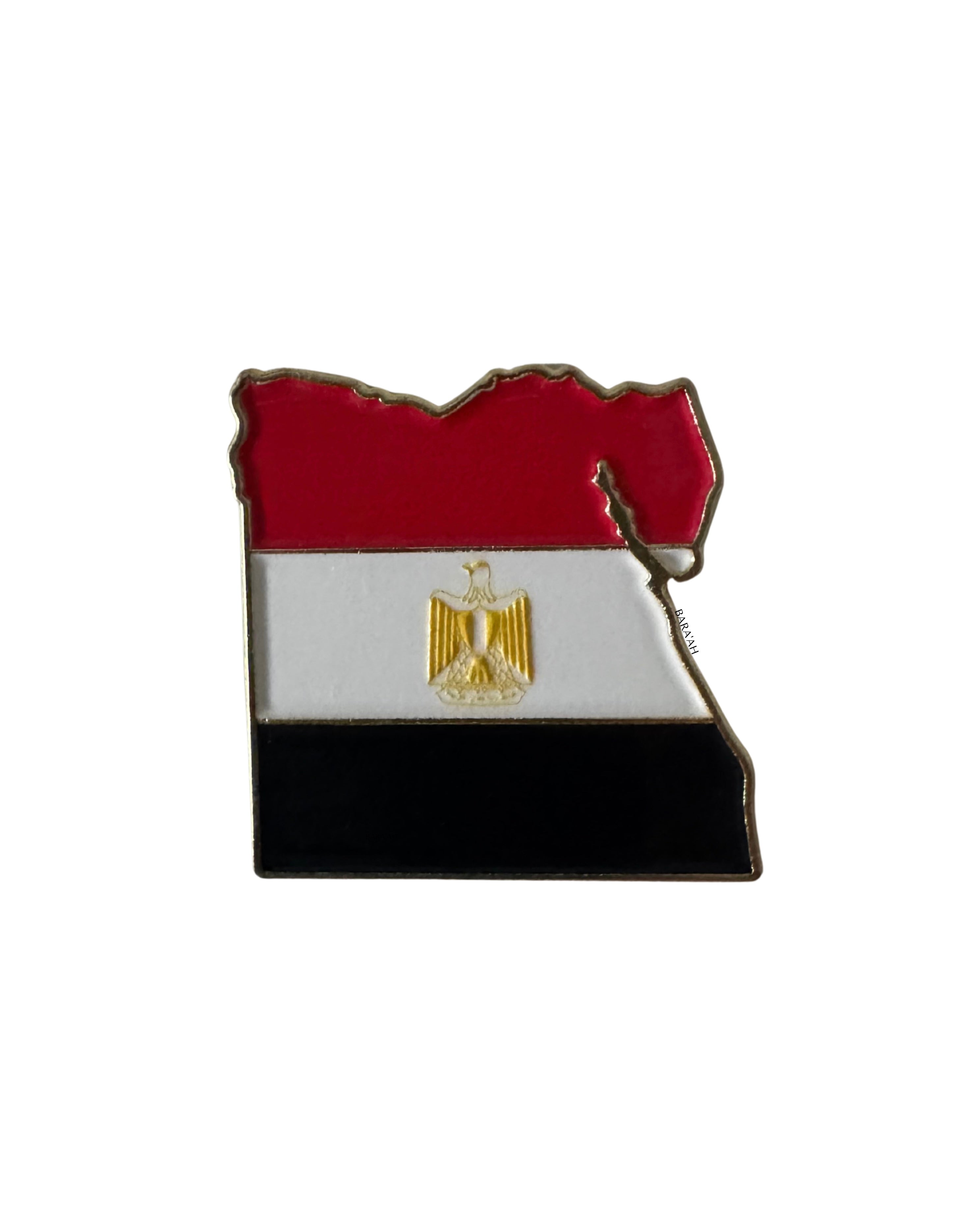 Egypt map flag