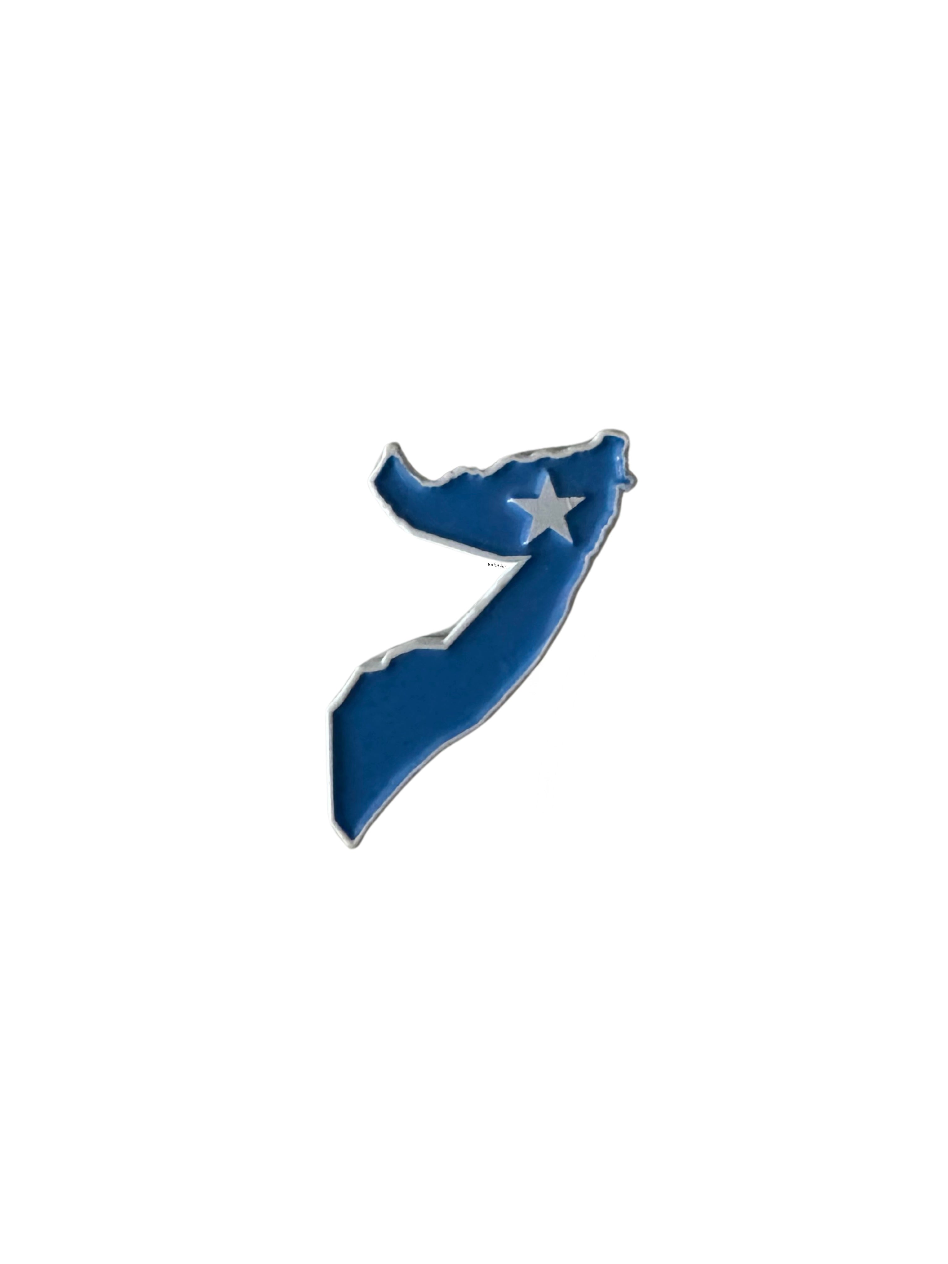 Somalia map flag
