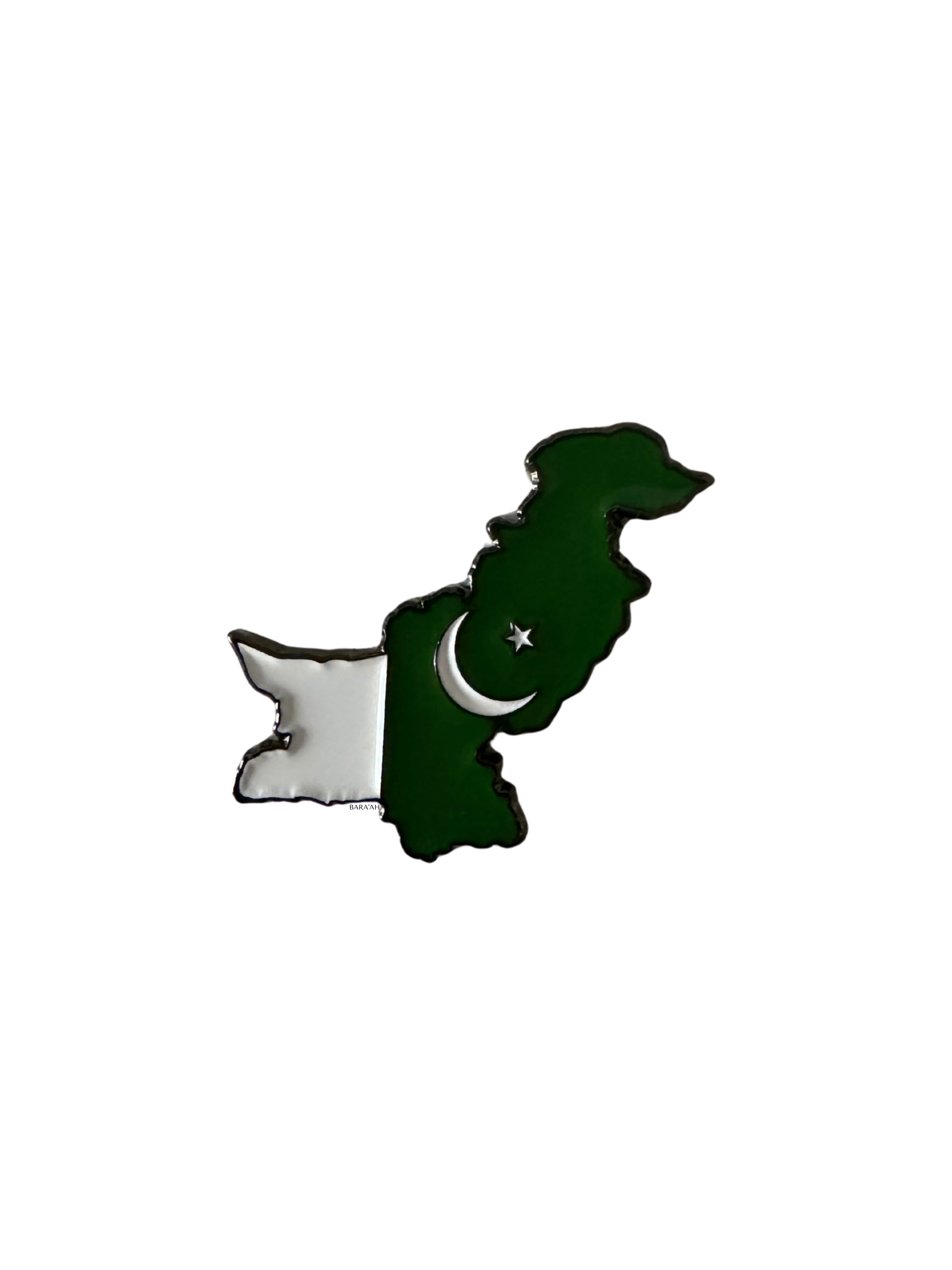 Pakistan map flag