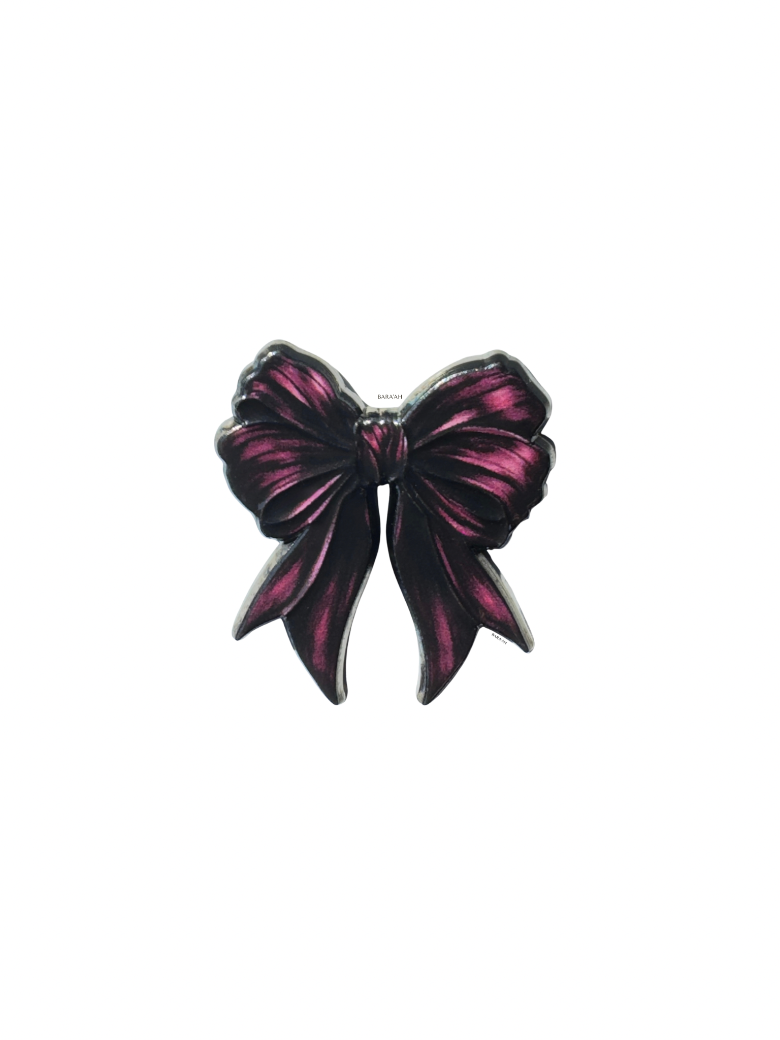 Deep purple bow