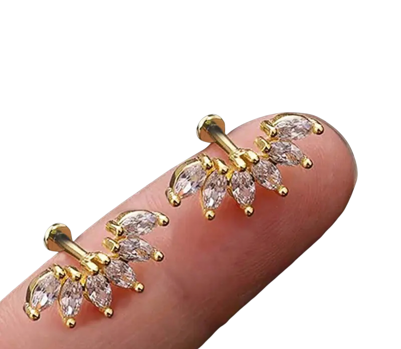 Lotus earrings